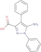 5-Amino-1,4-diphenyl-1H-pyrazole-3-carboxylic acid