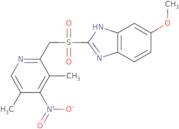 4-Desmethoxy-4-nitro omeprazole sulfone