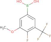 4-Fluoro-3-methoxy-5-(trifluoromethyl)phenylboronic acid