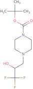 tert-Butyl-4-(3,3,3-trifluoro-2-hydroxypropyl)piperazine-1-carboxylate