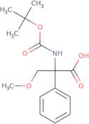 2-{[(tert-Butoxy)carbonyl]amino}-3-methoxy-2-phenylpropanoic acid