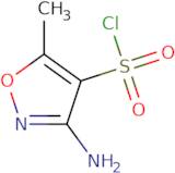 3-Amino-5-methyl-1,2-oxazole-4-sulfonyl chloride