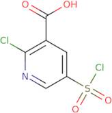 2-Chloro-5-(chlorosulfonyl)pyridine-3-carboxylic acid