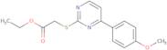 Ethyl ([4-(4-methoxyphenyl)pyrimidin-2-yl]thio)acetate