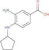 3-Amino-4-(cyclopentylamino)benzoic acid