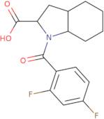 1-(2,4-Difluorobenzoyl)-octahydro-1H-indole-2-carboxylic acid