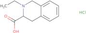 2-Ethyl-1,2,3,4-tetrahydro-isoquinoline-3-carboxylic acid hydrochloride