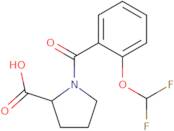 1-[2-(Difluoromethoxy)benzoyl]pyrrolidine-2-carboxylic acid