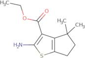Ethyl 2-amino-4,4-dimethyl-4H,5H,6H-cyclopenta[b]thiophene-3-carboxylate