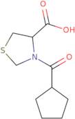 3-Cyclopentanecarbonyl-1,3-thiazolidine-4-carboxylic acid