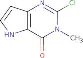 2-Chloro-3-methyl-3H,4H,5H-pyrrolo[3,2-d]pyrimidin-4-one