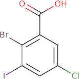 2-Bromo-5-chloro-3-iodobenzoic acid