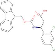 (S)-3-((((9H-Fluoren-9-yl)methoxy)carbonyl)amino)-3-(2,4-dichlorophenyl)propanoic acid