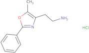 2-(5-Methyl-2-phenyl-1,3-oxazol-4-yl)ethan-1-amine hydrochloride