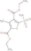 2,4-Diethyl 3-methyl-5-sulfamoylthiophene-2,4-dicarboxylate