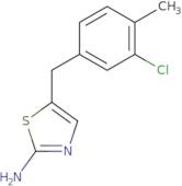 5-[(3-Chloro-4-methylphenyl)methyl]-1,3-thiazol-2-amine