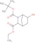 2-o-tert-Butyl 3-o-ethyl 6-hydroxy-2-azabicyclo[2.2.1]heptane-2,3-dicarboxylate