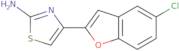 4-(5-Chloro-1-benzofuran-2-yl)-1,3-thiazol-2-amine