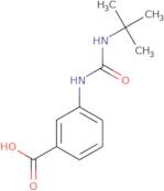 3-[(tert-Butylcarbamoyl)amino]benzoic acid