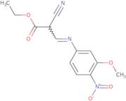 (E)-ethyl 2-cyano-3-((3-methoxy-4-nitrophenyl)imino)propanoate