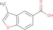 3-Methyl-1-benzofuran-5-carboxylic acid