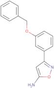 3-[3-(Benzyloxy)phenyl]-1,2-oxazol-5-amine