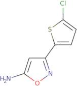 3-(5-Chlorothiophen-2-yl)isoxazol-5-amine