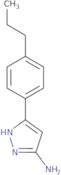 3-(4-Propylphenyl)-1H-pyrazol-5-amine