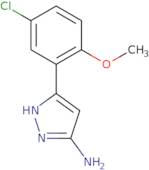 3-(5-Chloro-2-methoxyphenyl)-1H-pyrazol-5-amine