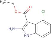 Ethyl 2-amino-4-chloro-1H-indole-3-carboxylate