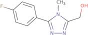 [5-(4-Fluorophenyl)-4-methyl-4H-1,2,4-triazol-3-yl]methanol