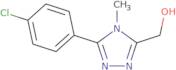 [5-(4-Chlorophenyl)-4-methyl-4H-1,2,4-triazol-3-yl]methanol