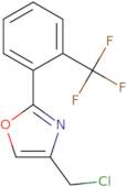 4-(Chloromethyl)-2-[2-(trifluoromethyl)phenyl]-1,3-oxazole