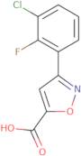 3-(3-Chloro-2-fluorophenyl)isoxazole-5-carboxylic acid