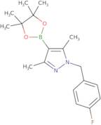 1-(4-Fluoro-benzyl)-3,5-dimethyl-4-(4,4,5,5-tetramethyl-[1,3,2]dioxaborolan-2-yl)-1H-pyrazole