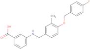 3-[[[4-[(4-Fluorophenyl)methoxy]-3-methylphenyl]methyl]amino]-benzoic acid