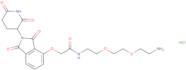 N-(2-(2-(2-Aminoethoxy)ethoxy)ethyl)-2-((2-(2,6-dioxopiperidin-3-yl)-1,3-dioxoisoindolin-4-yl)oxy)…