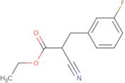 Ethyl 2-cyano-3-(3-fluorophenyl)propanoate