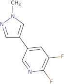 2,3-Difluoro-5-(1-methyl-1H-pyrazol-4-yl)pyridine