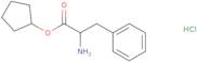 Cyclopentyl (2S)-2-amino-3-phenylpropanoate hydrochloride