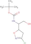 N-tert-Butoxycarbonyl (βr,5S)-β-amino-3-chloro-4,5-dihydro-5-isoxazoleethanol