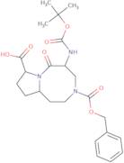 (5S,8S,10aR)-3-((Benzyloxy)carbonyl)-5-((tert-butoxycarbonyl)amino)-6-oxodecahydropyrrolo[1,2-a]...