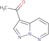 1-{Pyrazolo[1,5-b]pyridazin-3-yl}ethan-1-one