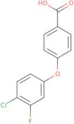 4-(4-Chloro-3-fluorophenoxy)benzenecarboxylic acid