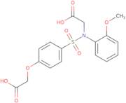 2-{4-[(Carboxymethyl)(2-methoxyphenyl)sulfamoyl]phenoxy}acetic acid