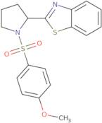 2-{1-[(4-Methoxyphenyl)sulfonyl]-2-pyrrolidinyl}-1,3-benzothiazole