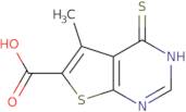 5-Methyl-4-sulfanylidene-1H,4H-thieno[2,3-d]pyrimidine-6-carboxylic acid