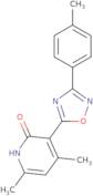 4,6-Dimethyl-3-[3-(4-methylphenyl)-1,2,4-oxadiazol-5-yl]pyridin-2(1H)-one