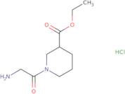 Ethyl 1-(2-aminoacetyl)piperidine-3-carboxylate hydrochloride