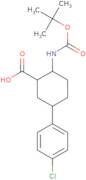 Cis-2-tert-butoxycarbonylamino-trans-5-(4-chlorophenyl)-cyclohexanecarboxylic acid